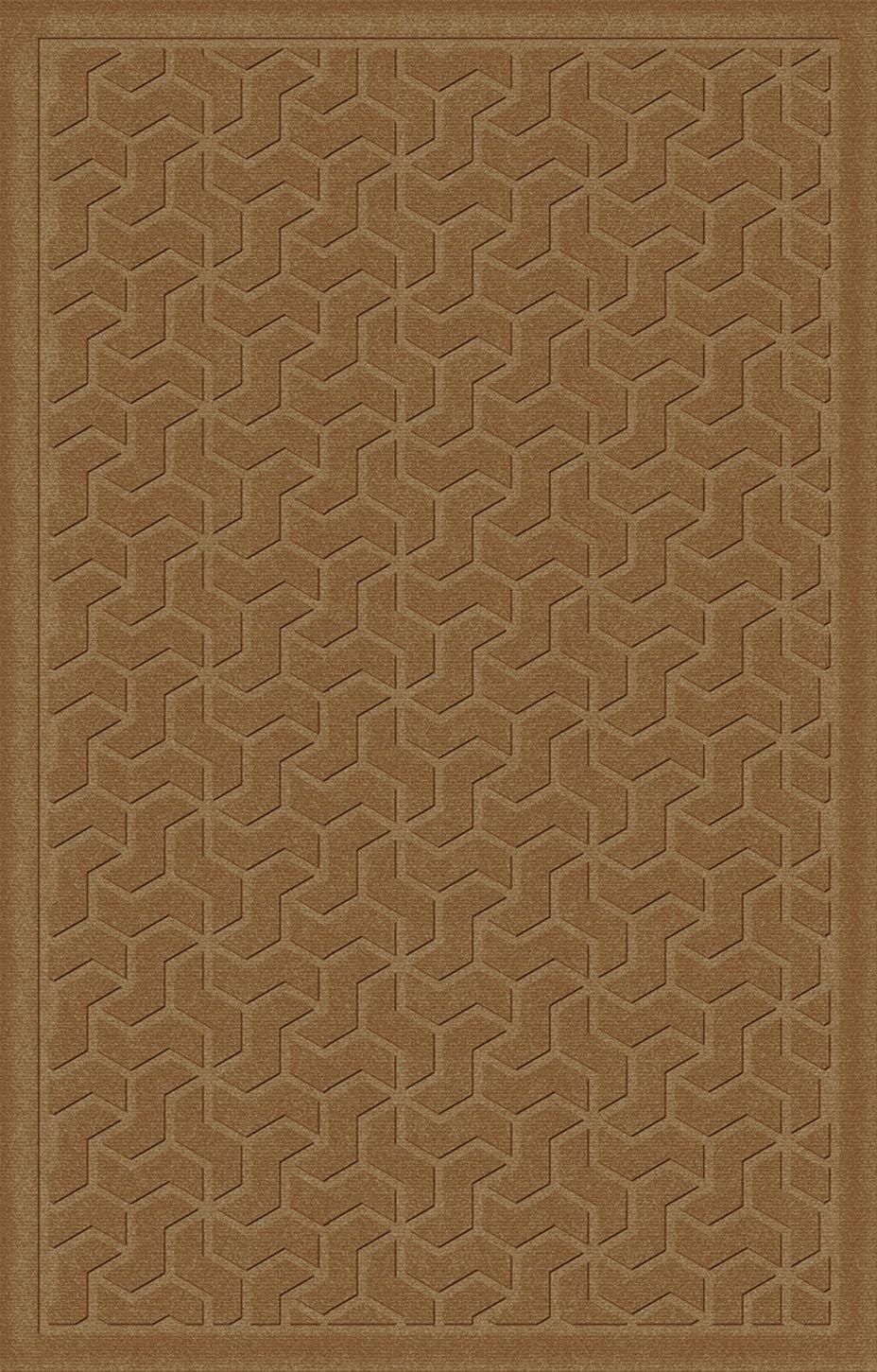 Red Black 3' x 5' Entrance Floor Mat with Gripper Backing Y8017
