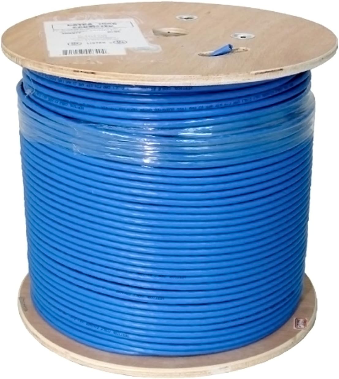 Cat6A UTP 23AWG Solid Bare Copper 1000ft Ethernet Cable S827