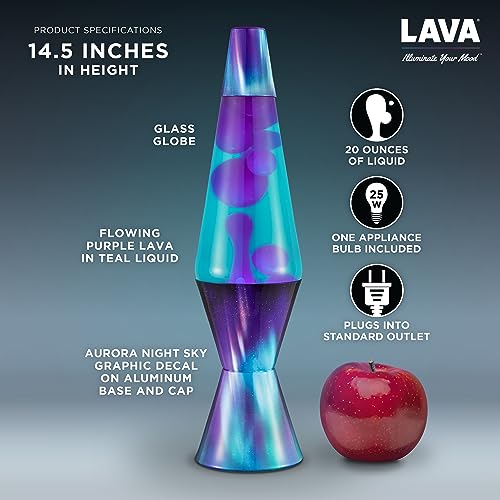 14.5" Purple Wax and Blue Liquid Motion Light O79070