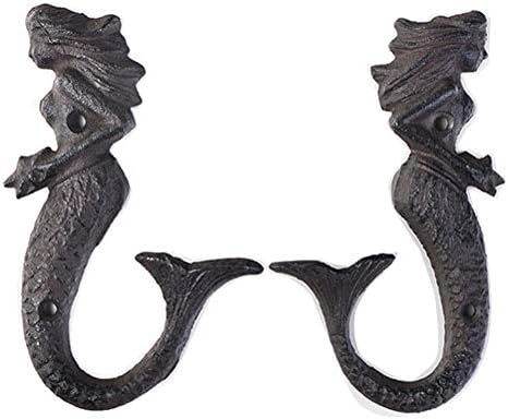 Cast Iron Wall Hooks Pack 2 A466