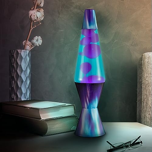 14.5" Purple Wax and Blue Liquid Motion Light O79070