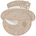 Set of 4 Burlap Christmas Placemats I150491