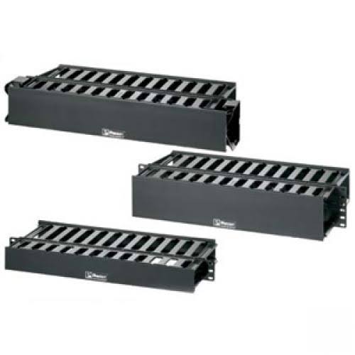1U Black Horizontal Cable Manager D897397