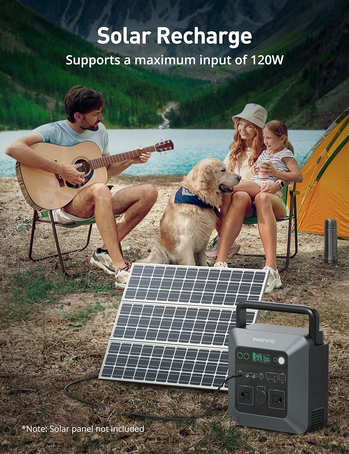 600W 712Wh Portable Power Station with 110V AC Outlets F934