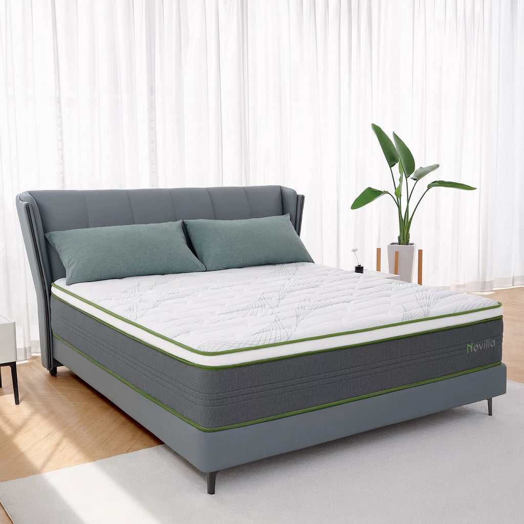 10" Memory Foam Pocket Spring Hybrid Mattress California King Size J90273