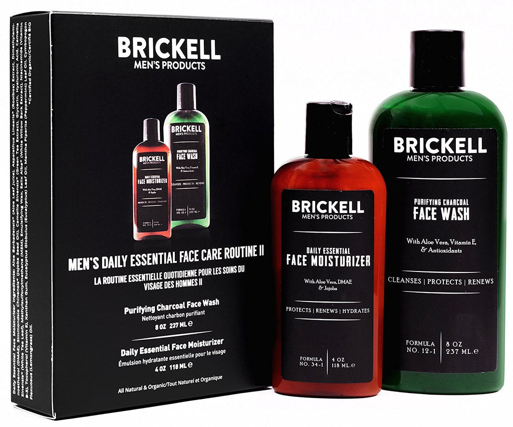 Charcoal Face Wash and Face Moisturizer Skin Care Set, Pack of 2 A46703