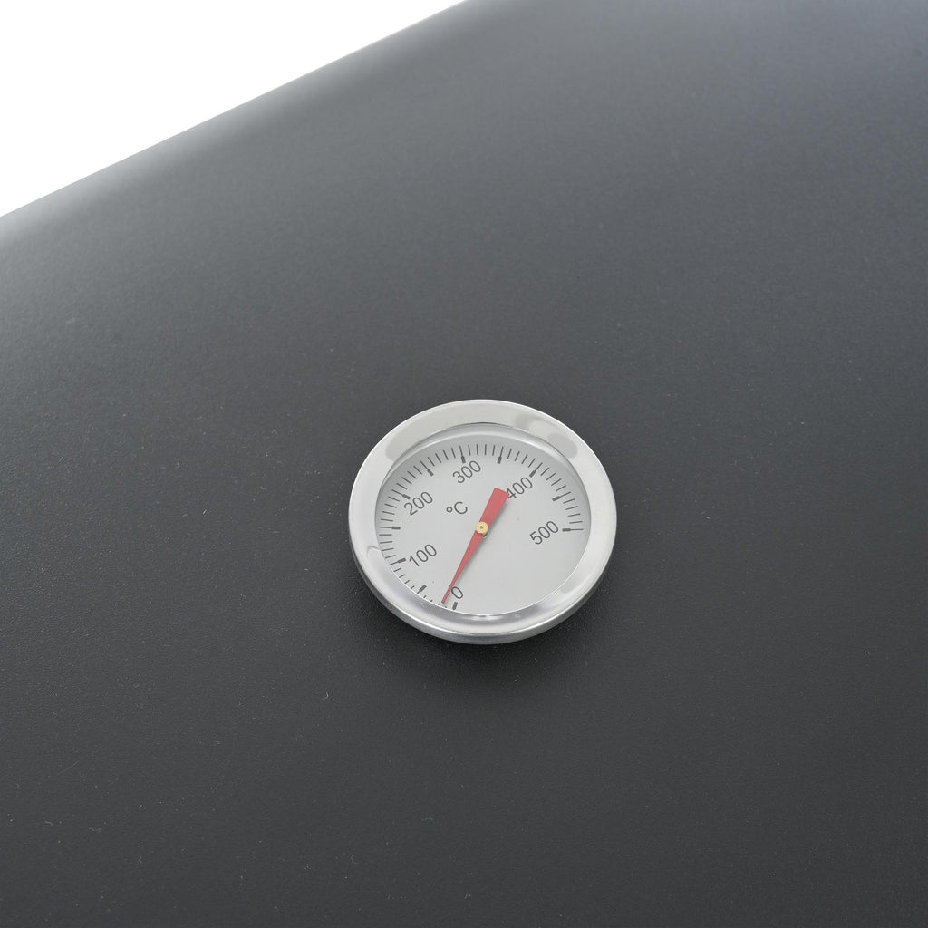 4 Burner Stainless Steel Propane Gas Grill with Side Burner and Thermometer V3323