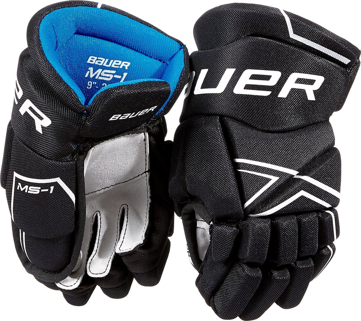Junior Ice Hockey Gloves, Size 12, Black E580323