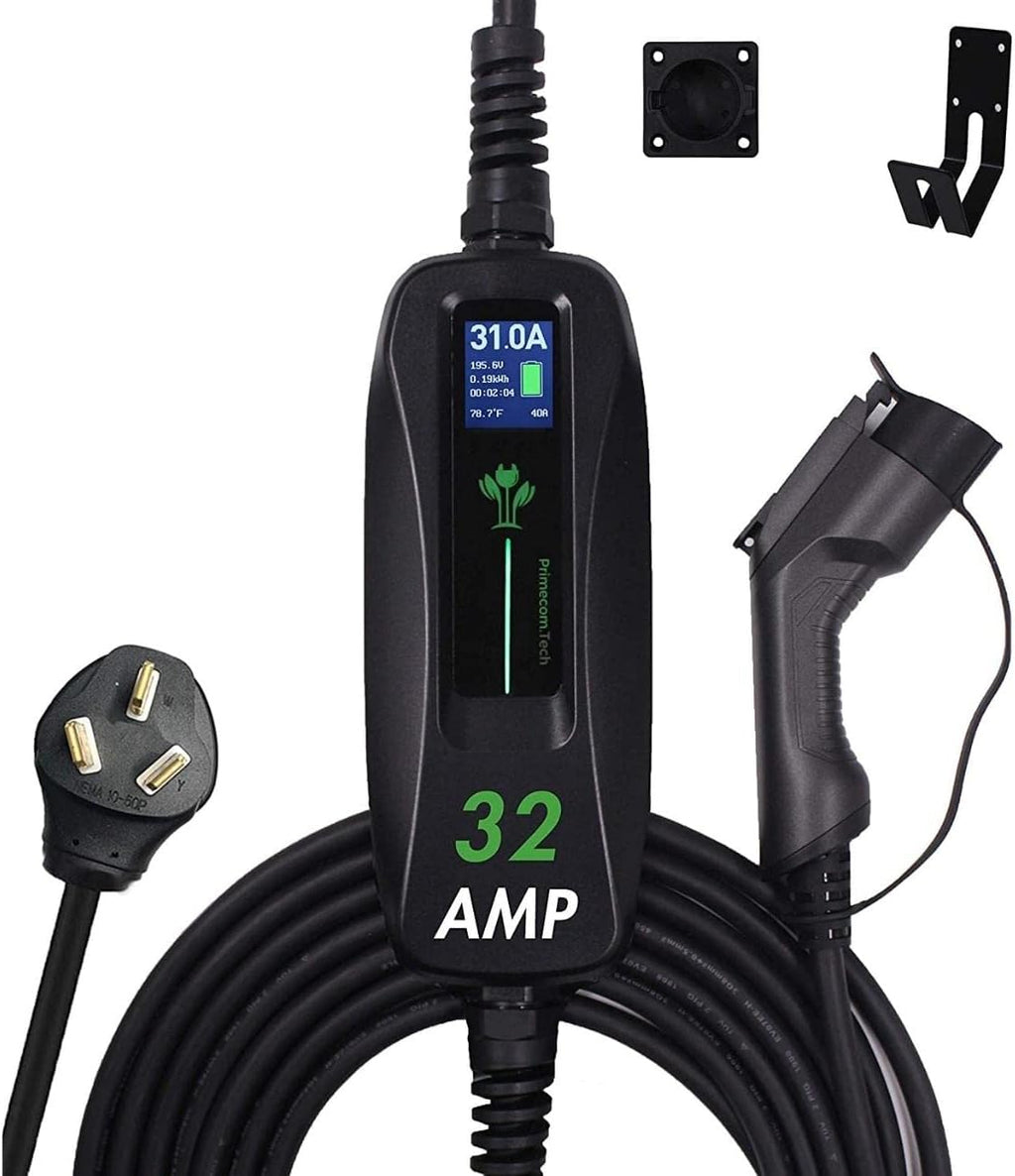 30 Feet Level 2 Electric Vehicle Charger 40 Amp T8448