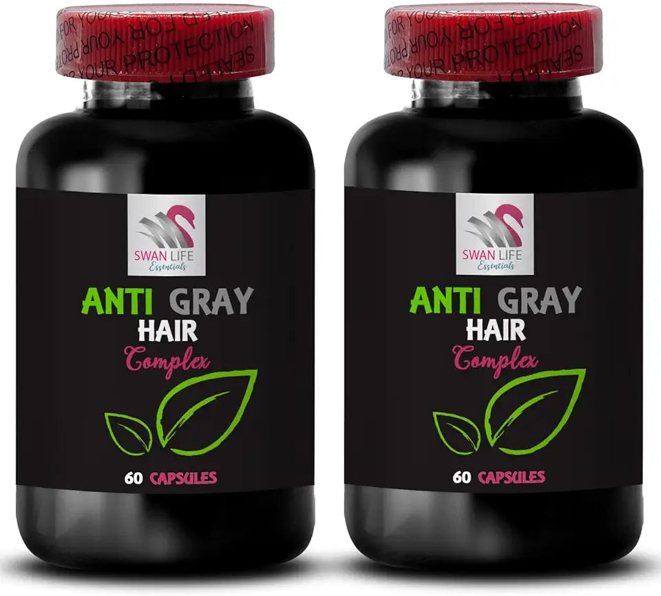 Anti Gray Hair Capsule 3 Bottles 180 Capsules C19792