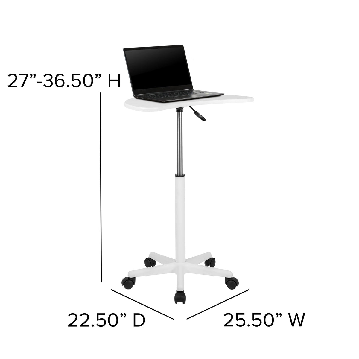 Black Adjustable Computer Desk T916