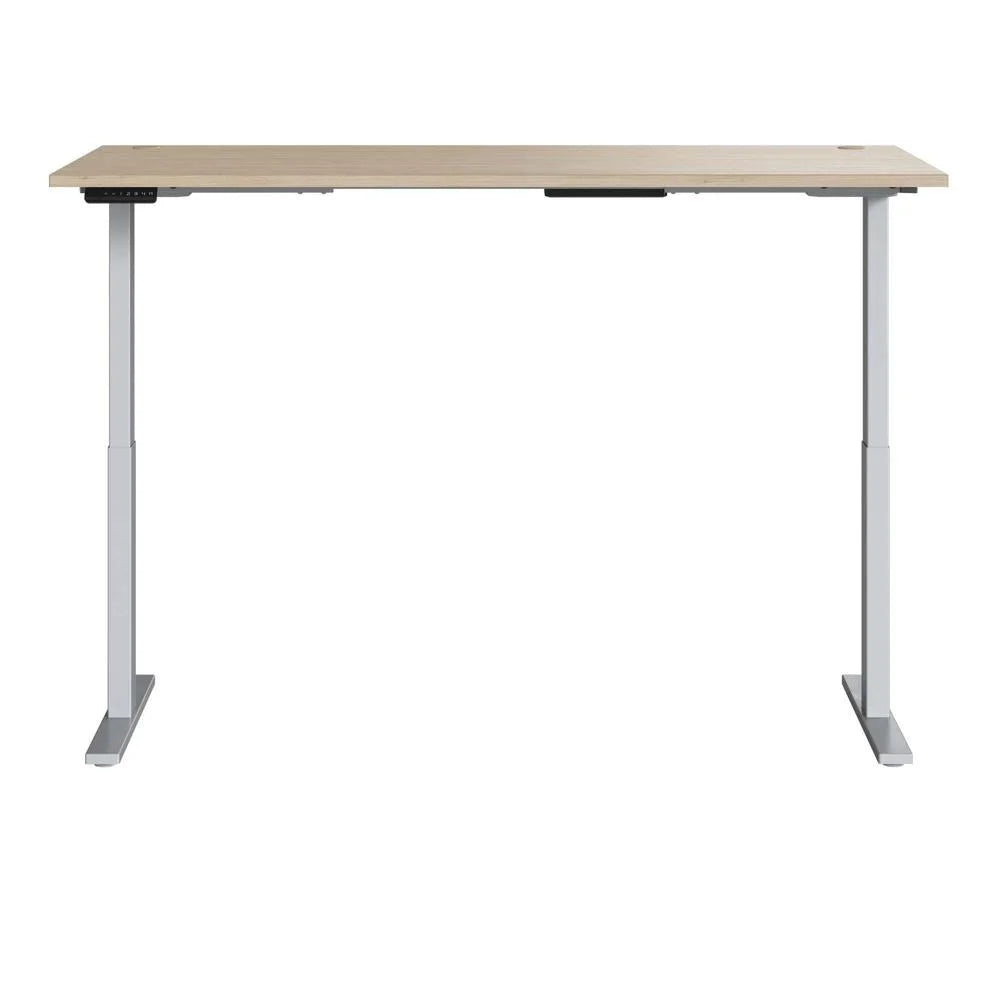 72W Adjustable Standing Desk in Natural Elm C90689