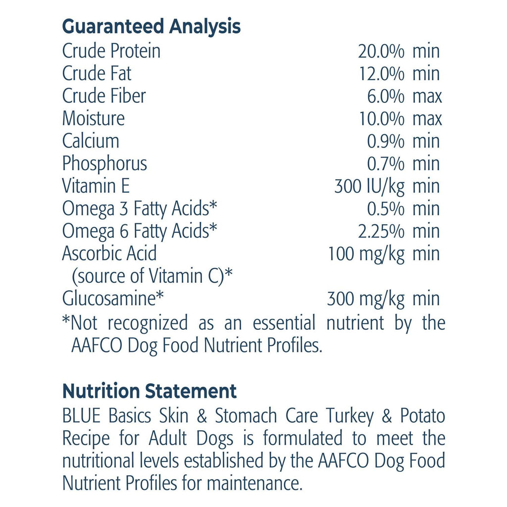 Turkey & Potato Recipe Dry Dog Food X5488