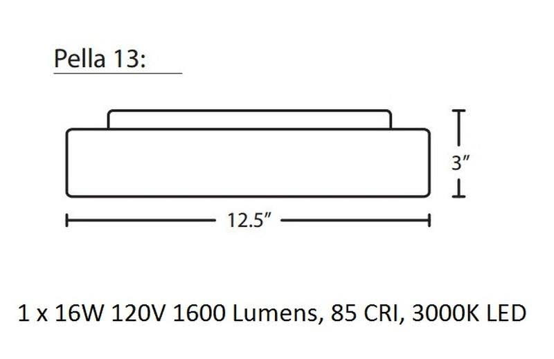 13 Ceiling Flush Mount V4391