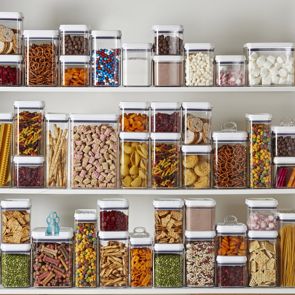 Canister Pack of 3 Rectangular Food Storage Container Set O97264