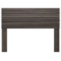 Full size Rustic Grey Wood Headboard R899