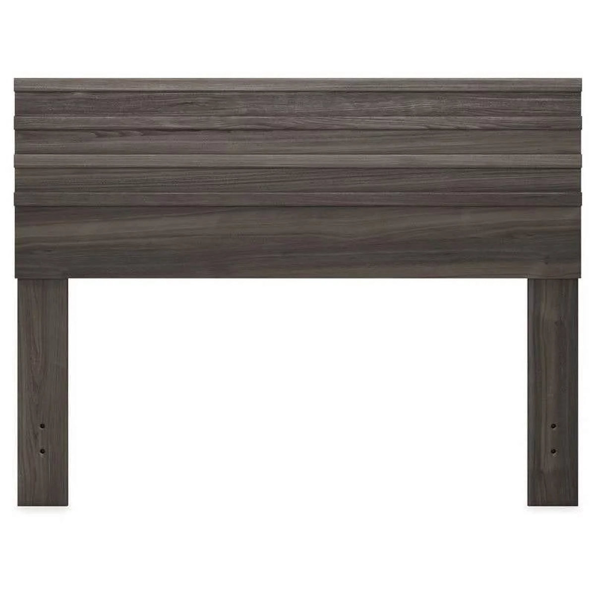 Full size Rustic Grey Wood Headboard R899
