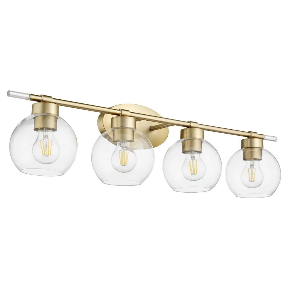 4 Light Bath Vanity 8.5 Inches Tall 32.5 Inches Wide K435239