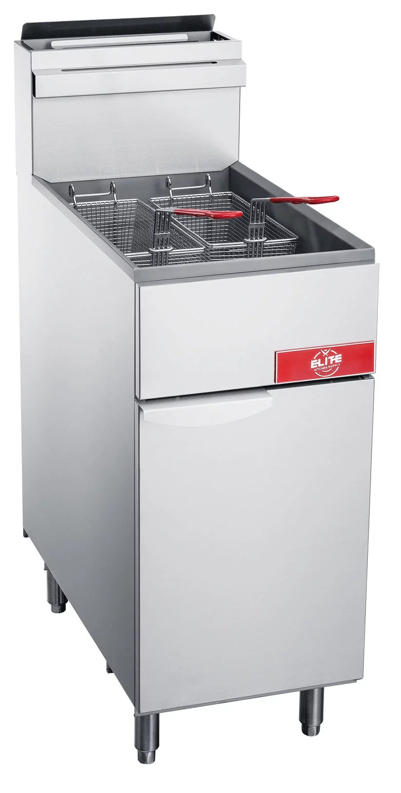Natural Gas 15 in. 90000BTU Commercial Fryer I480