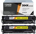 2 Pack Yellow High Yield Toner Cartridge Q803280