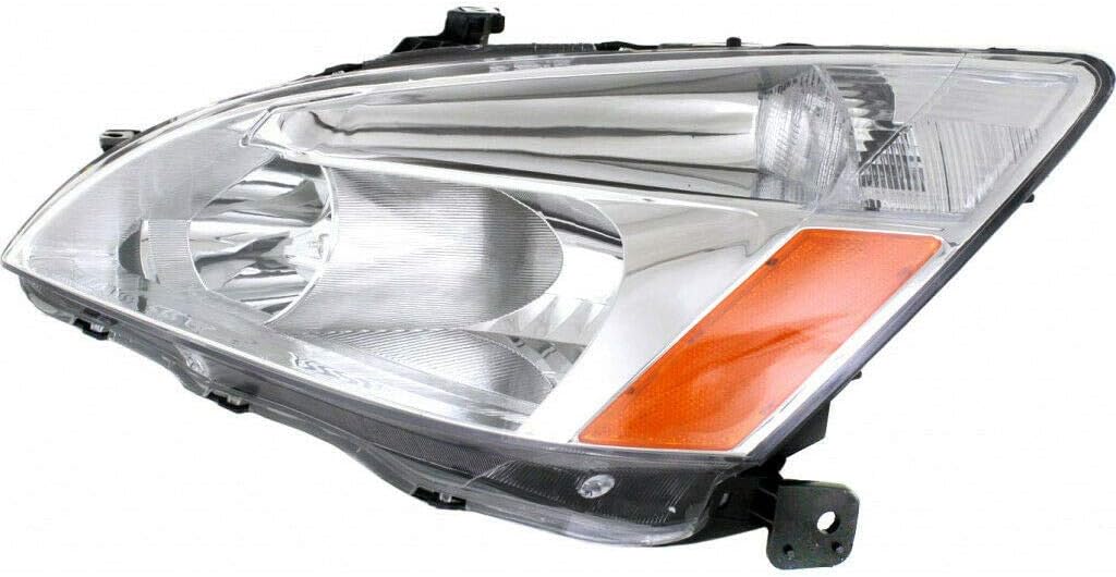 2003-2007 Honda Accord Headlight Assembly Driver Side with Bulbs D661