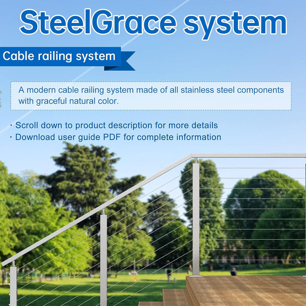 Stainless Steel Brushed Pre-Drilled Posts B6335