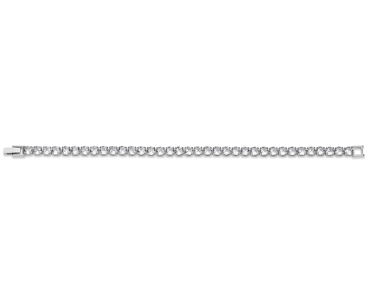 Cubic Zirconia Silver Bracelet Z701853