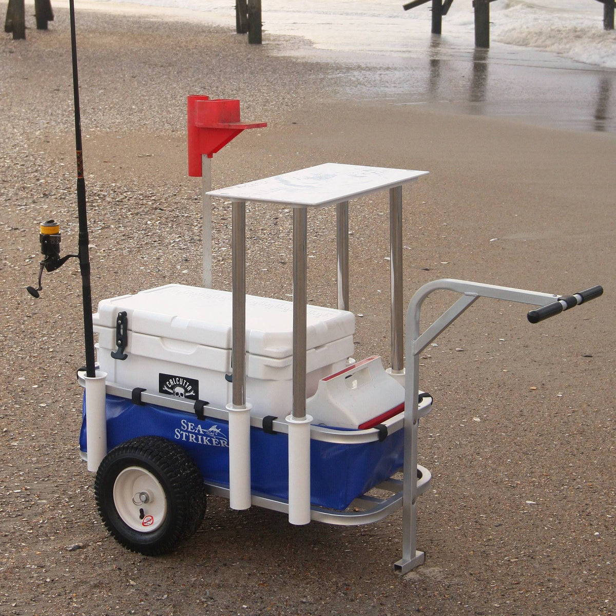 Aluminum Beach Cart with Liner N955