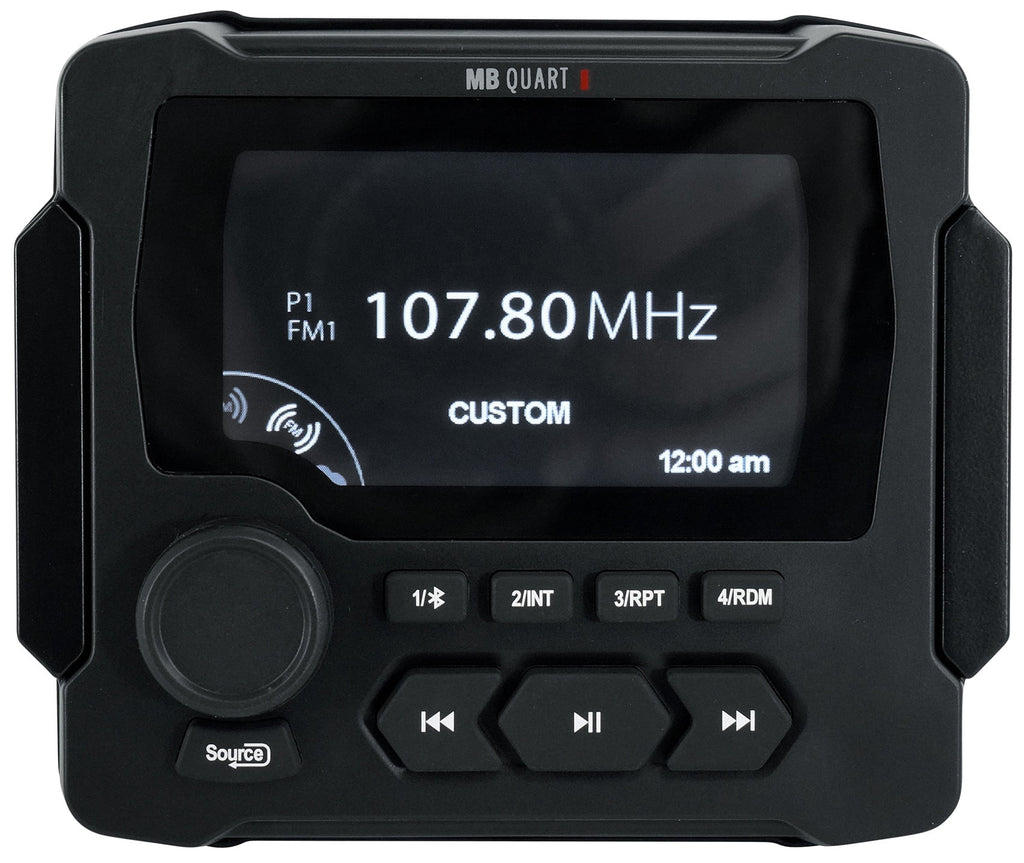 Marine Receiver with Bluetooth and 4 8" White LED Speakers N322862