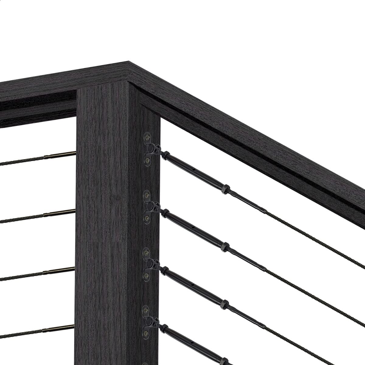 Black Cable Railing Hardware Kit, 10 Pairs D87980
