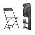 Beige Plastic Folding Chair 4 Pack L8687
