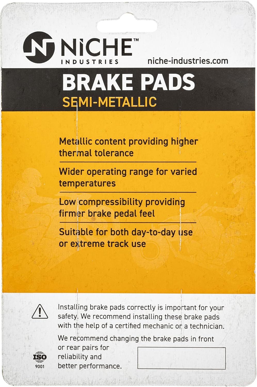 Brake and Parking Pad Set, Semi-Metallic, Pack of 2 S27974