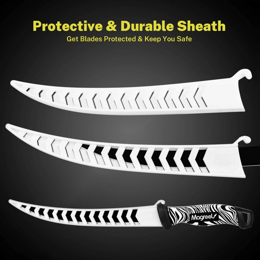 Fillet Knife Stainless Steel Non-Slip Grip C127