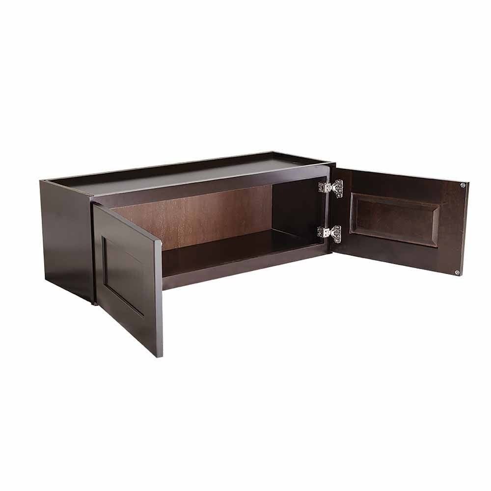 Espresso Double Door Kitchen Cabinet J782185