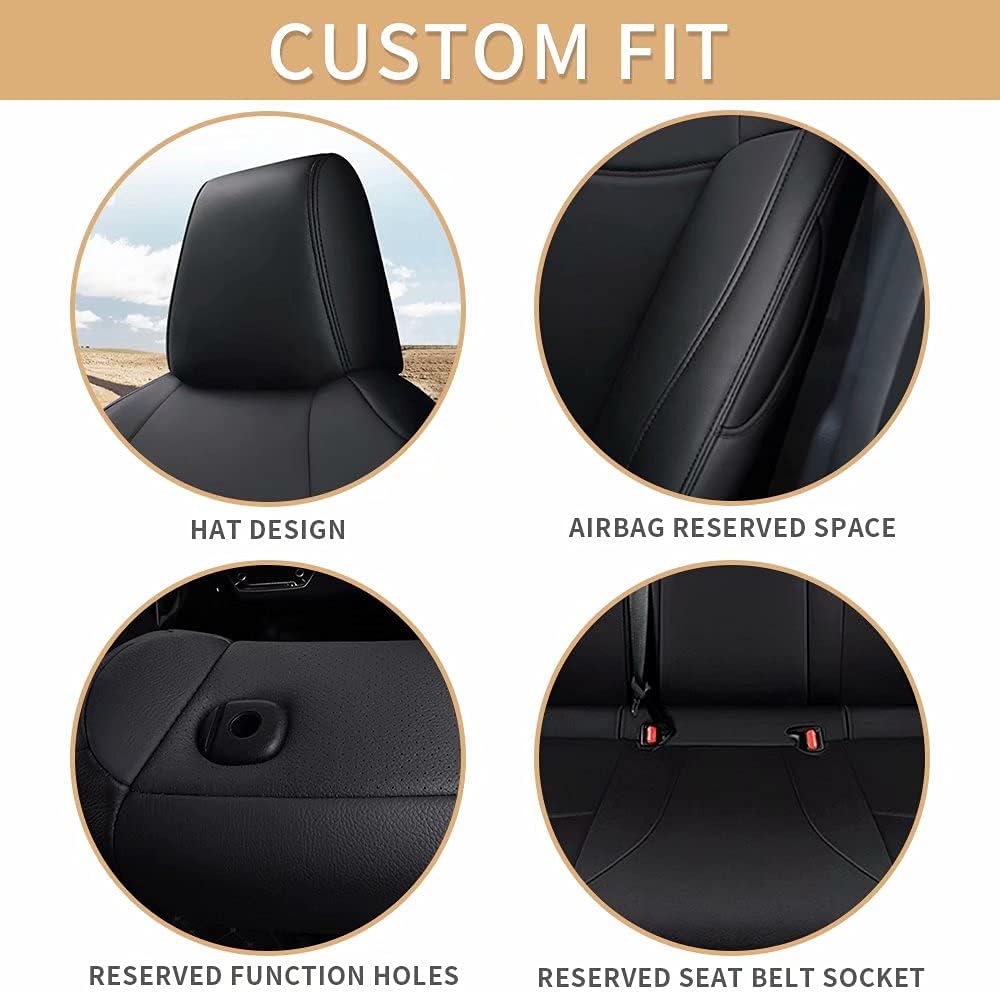 Waterproof Faux Leather Full Set Car Seat Covers H909267