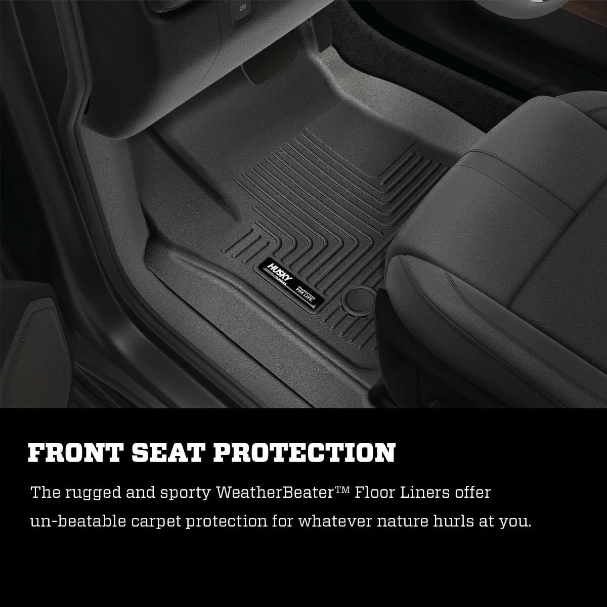 Black Center Hump Floor Liner Q429773