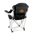 Black Reclining Camp Chair P419