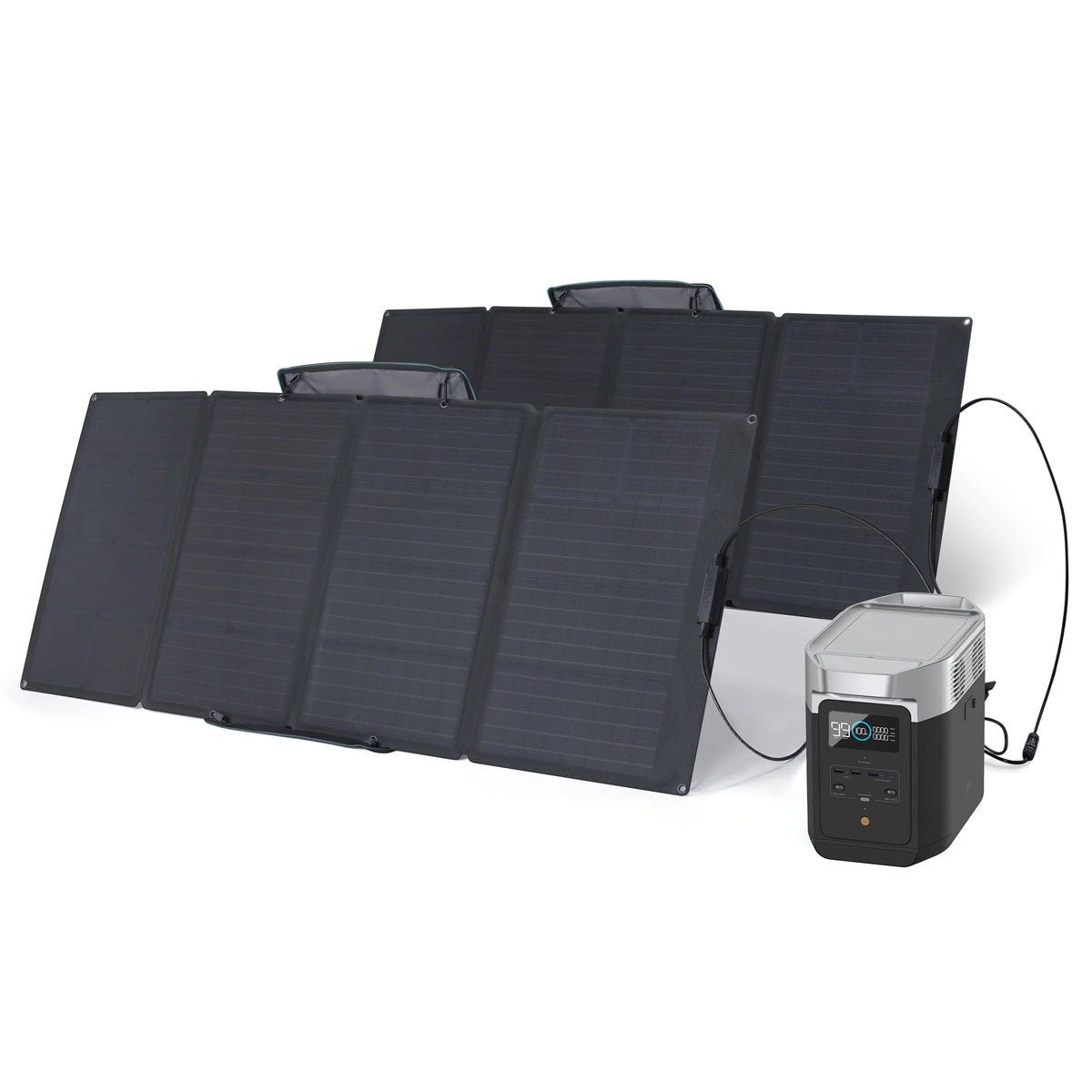 Portable Power Station and 2 x Portable Solar Panel K723563