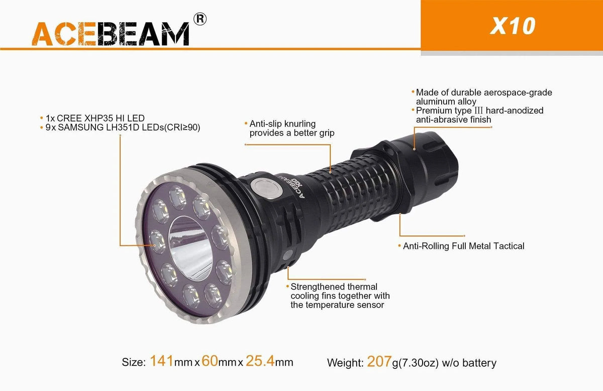 7000 Lumen Searchlight with USB-C Battery C70333
