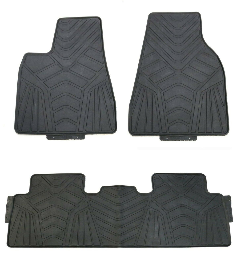 Custom Fit Rubber Floor Mats for 2015 - 2019 Tesla Model X (5 SEATER) X231