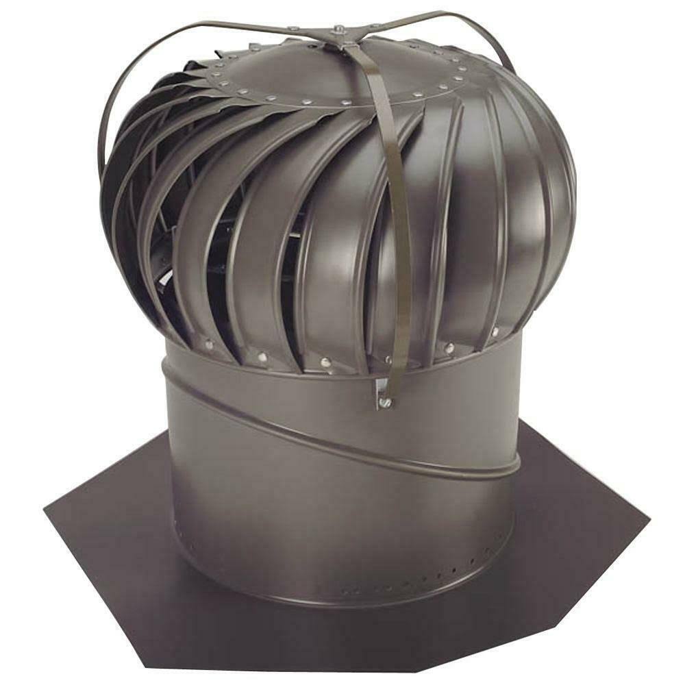 14 in Weathered Bronze Aluminum Wind Turbine V167