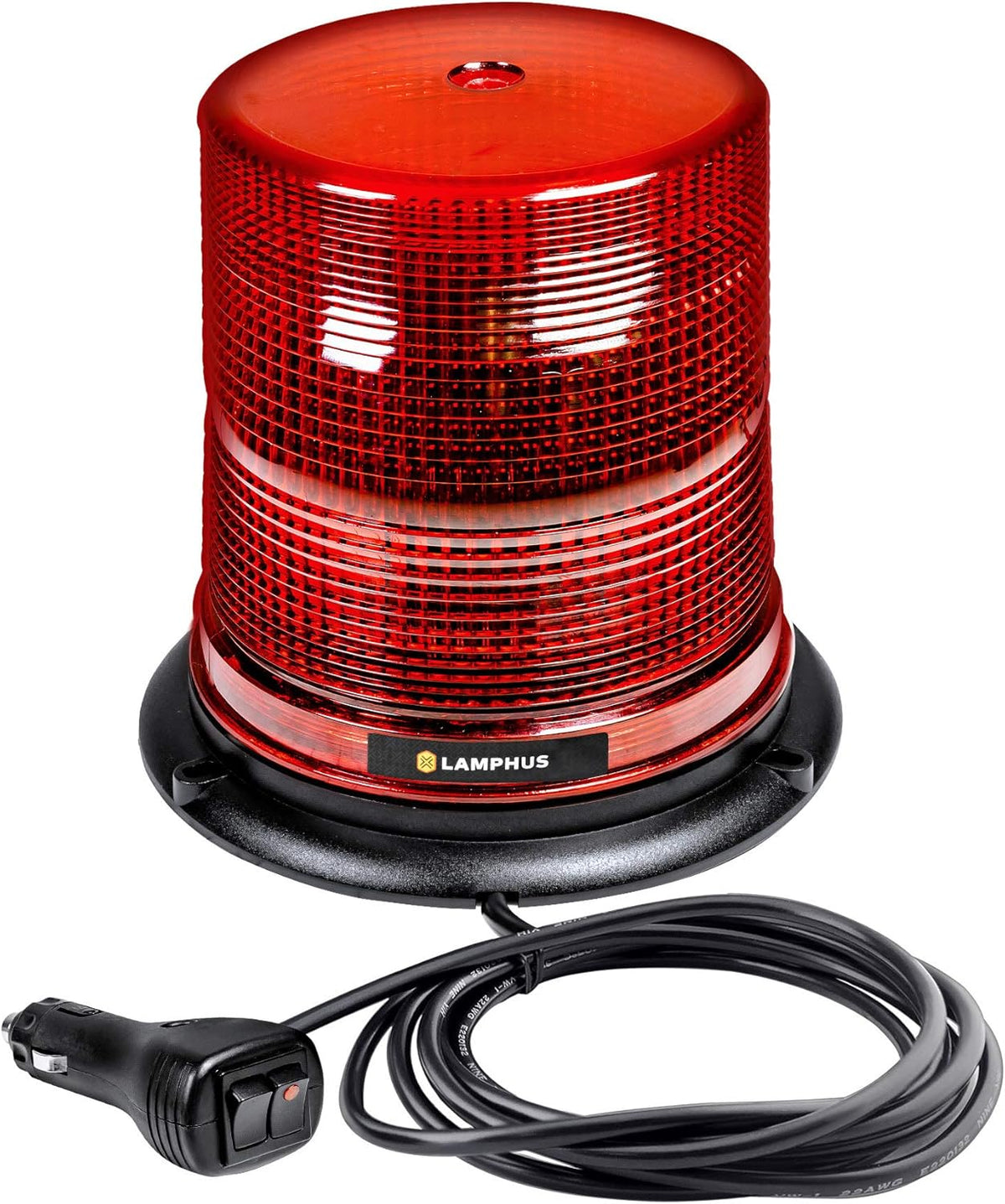 5" 12W White LED Strobe Warning Beacon Light, Pack of 2 U866558