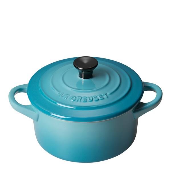 Teal Stoneware Petite Round Casserole, 0.2 L U202762