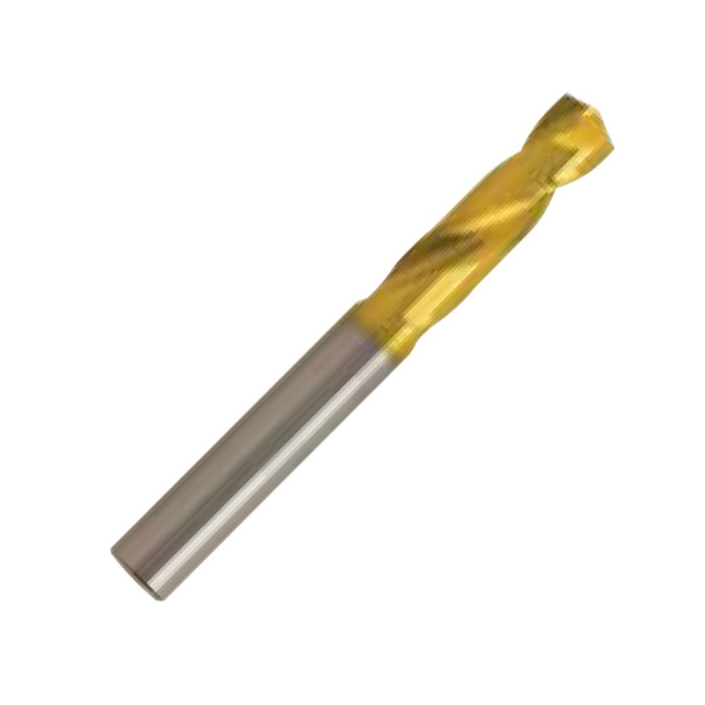 Carbide Tin Coated Drill, Straight Shank, 43mm LOC, 89mm OAL M53911