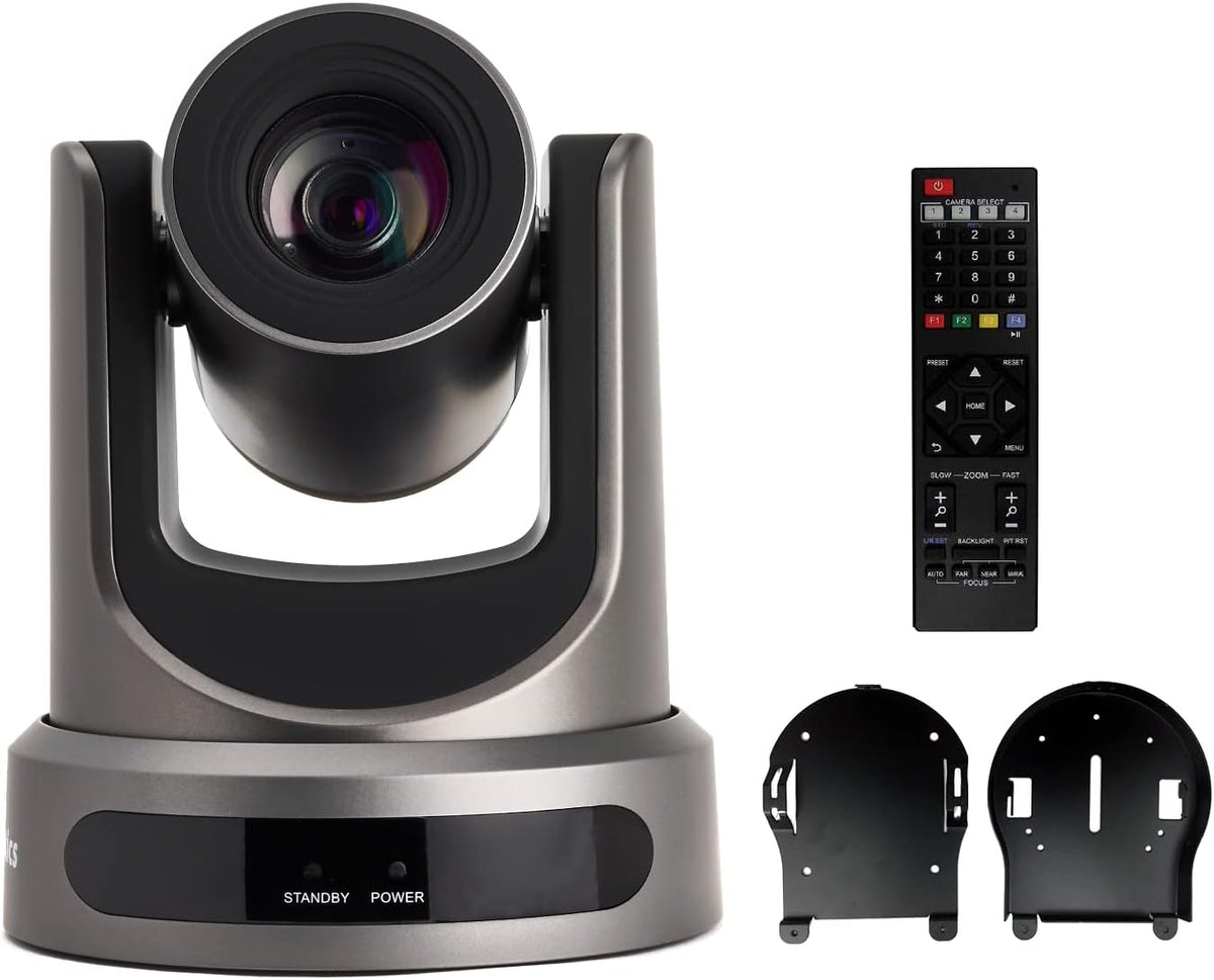 20X-SDI Gen2 Live Streaming Camera, Grey, with Universal Ceiling Mount, Black B10710