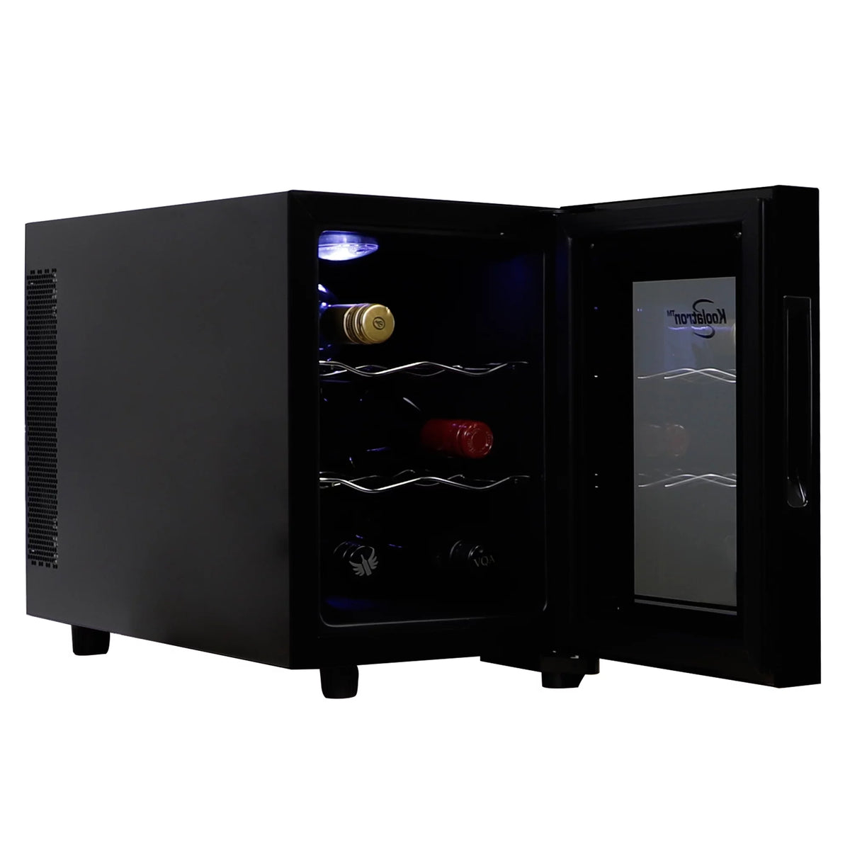 6-Bottle Wine Cooler with Wine Rack and Temp. Control C292