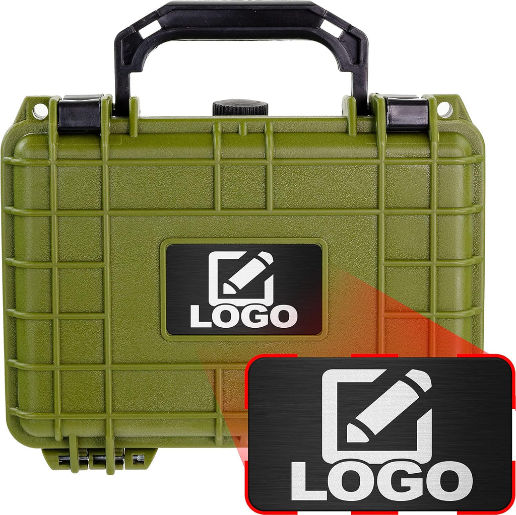 Hard Case Water & Shock Proof with Foam 8.12 inch 6.56 inch 3.56 inch Black J111