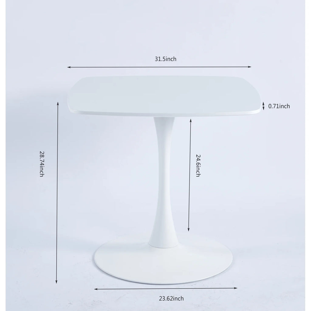 Square 5-Piece Dining Table Set with 4 Chairs F819753