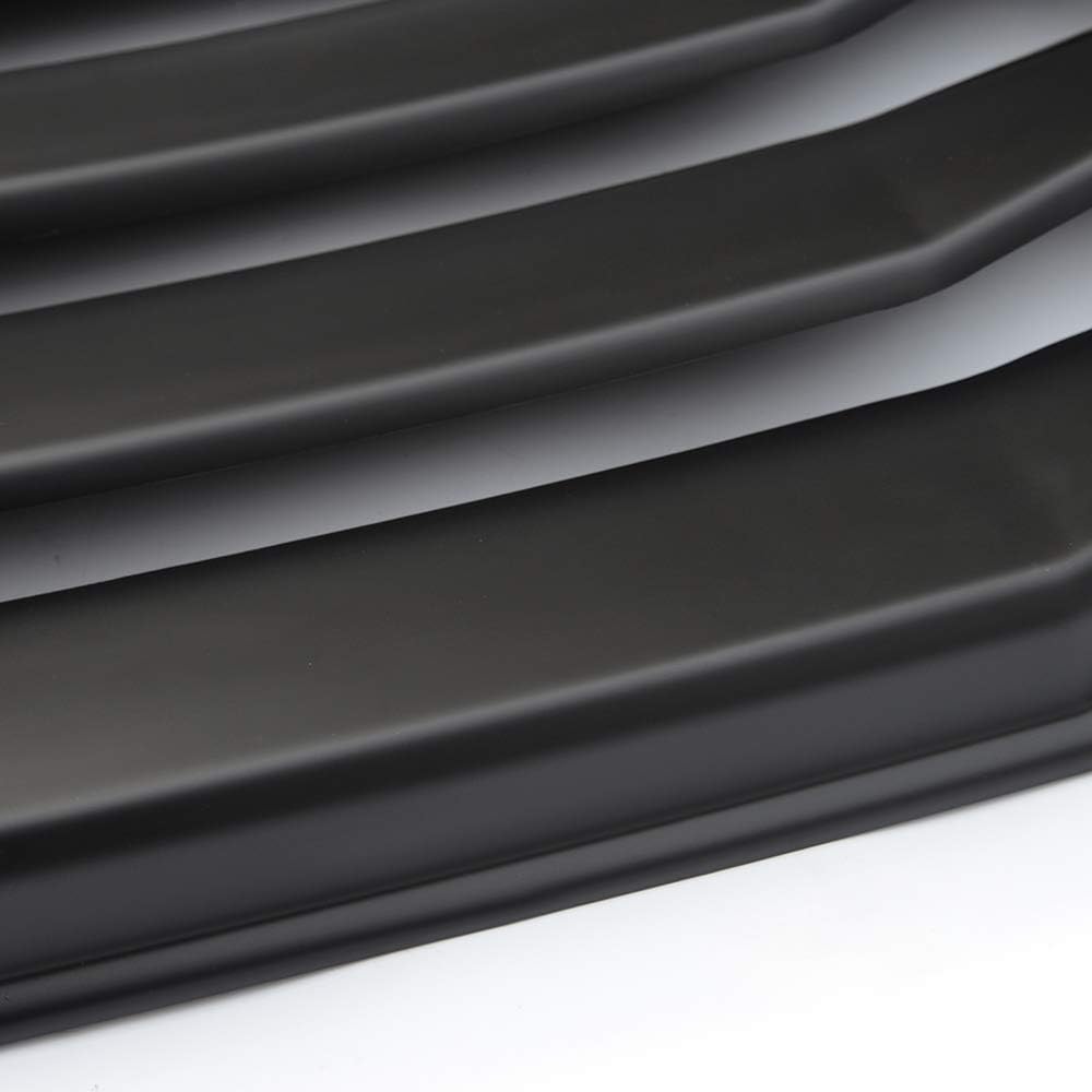 Matte Black Rear Window Louvers for Chevy Camaro N809