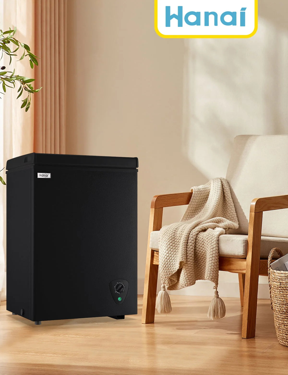 3.5 Cubic Feet White Chest Freezer H291